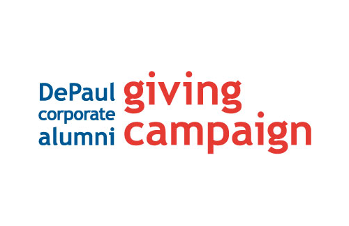 Wordmark: DePaul Corporate Alumni Giving